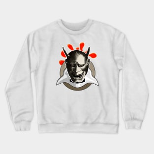 Devil Devil Samurai Mask Crewneck Sweatshirt